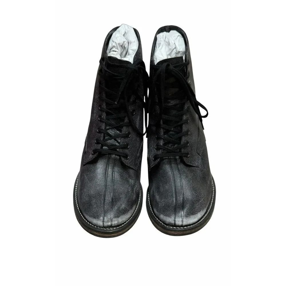 THE GREAT Distressed Boxcar Boot in Black NWB Size 10